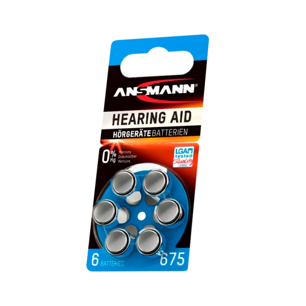 Батарейка ANSMANN Zinc-Air&nbsp;&nbsp;675 UK BL6