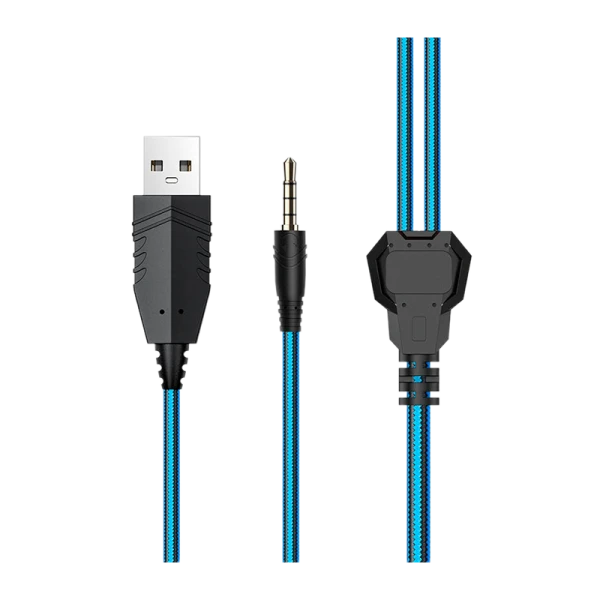 Наушники полноразмерные HOCO W105 с микр. игровые синий (1/30)