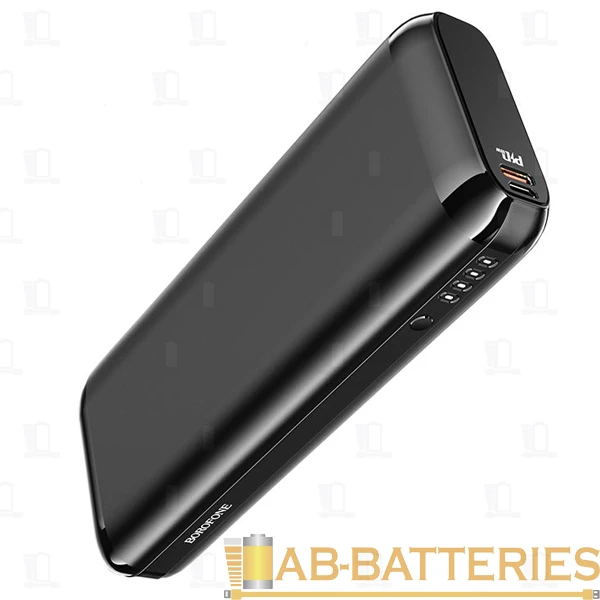 Внешний аккумулятор Borofone BJ1A 20000mAh 2.0A 1USB/Type-C QC3.0 черный (1/27)
