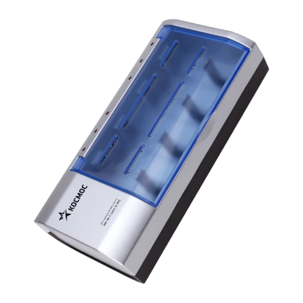 *З/У для аккумуляторов Космос 509 AA/AAA/Крона/C/D 4 слота (1/10/20) 