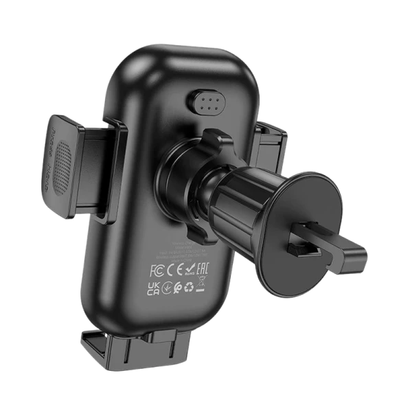 Держатель автомобильный HOCO HW4 в воздуховод черный (1/84)