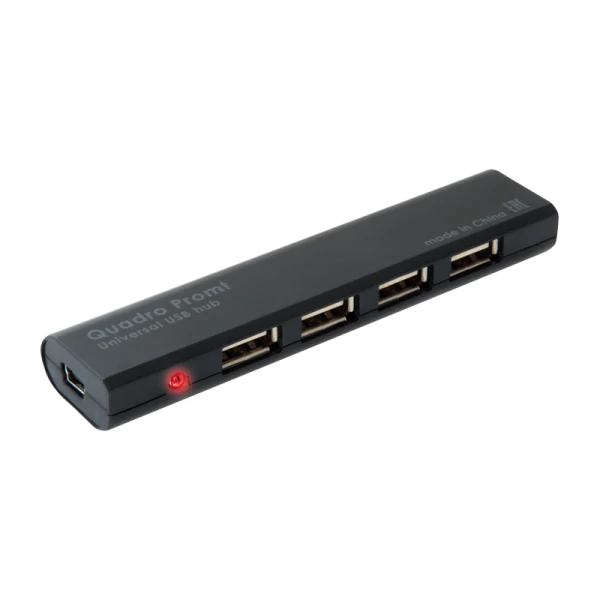 USB-Хаб Defender Quadro Promt 4USB черный (1/100)