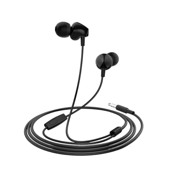 Наушники внутриканальные HOCO M60 с микр. черный (1/30/300)