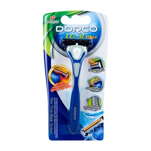 Бритва DORCO TG-II Plus TN A3002 1 кассета (под крепления Slalom) (1/6)