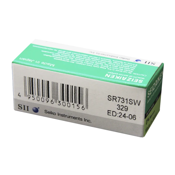 Батарейка SEIZAIKEN 329 (SR731SW) Silver Oxide 1.55V (1/10/100/1000)