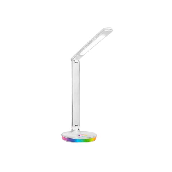 Светильник настольный Ultraflash UF-822 7W 230V на основании 3 цв. RGB белый