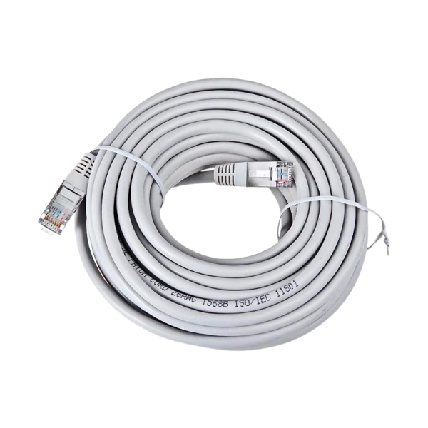 Патч-корд Atcom RJ-45 (m)-RJ-45 (m) 25.0м кат.5е ПВХ 24AWG серый (1/40)