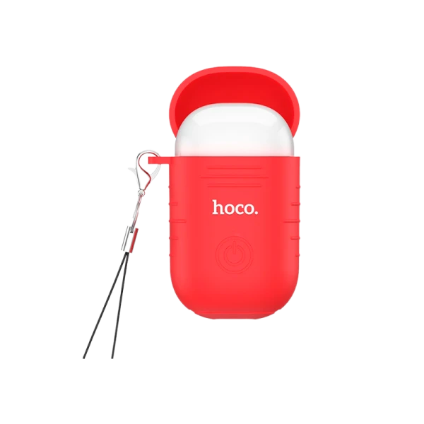 Беспроводная гарнитура HOCO E39 на правое ухо с красным чехлом (1/22/220)