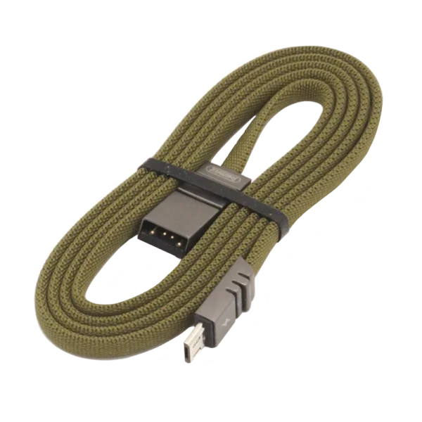 USB кабель REMAX Weave (Micro) RC-081m Зеленый (1M, 2.1A)