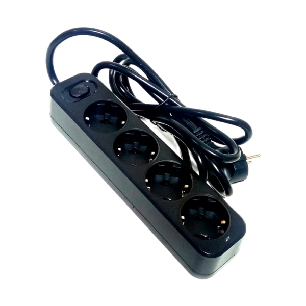 Сетевой фильтр Live Power LP5055 4р.С/З 10A с выкл. 2.0м черный (1/30)