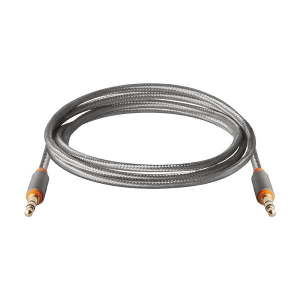 Кабель AUX Defender JACK01-03 Jack 3.5mm (m)-Jack 3.5mm (m) 1.2м ткань серый (1/450)
