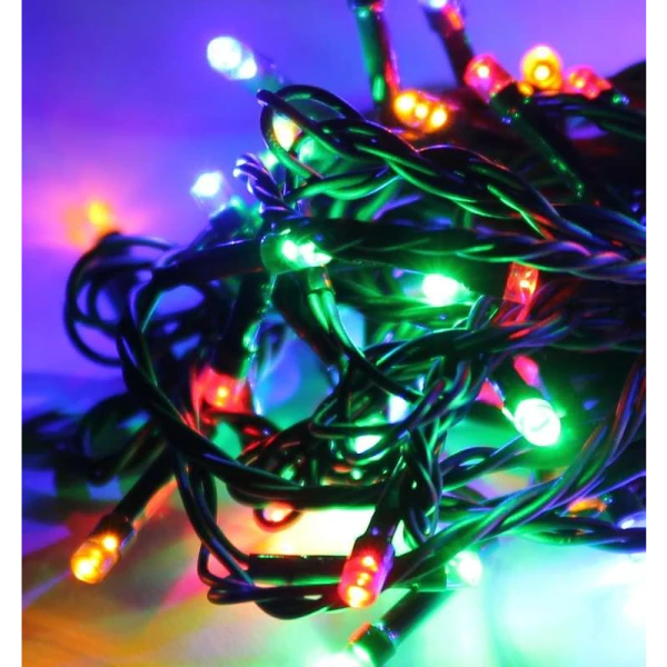 Гирлянда Космос Светодиодная 200LED 21.5м лампочки 8 режимов мульти (1/50)