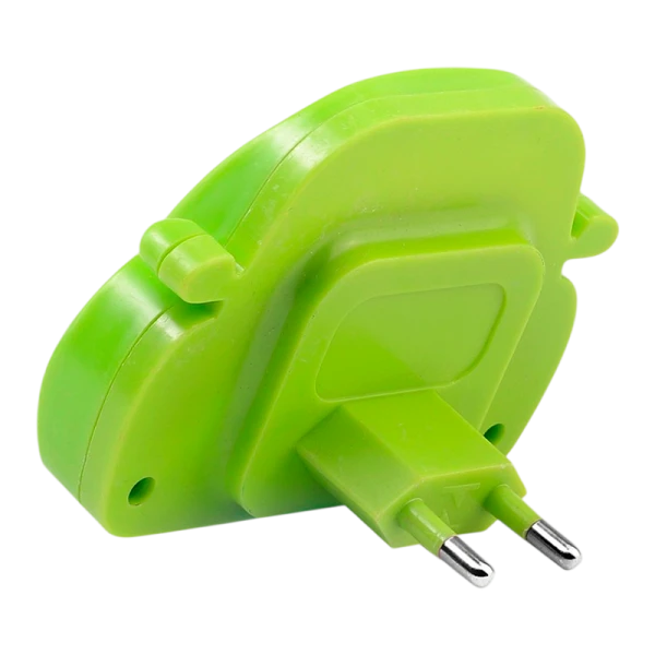 Ночник Camelion NL-197 "Машинка" 1LED 0.5W 220V в розетку зеленый (1/24/96)