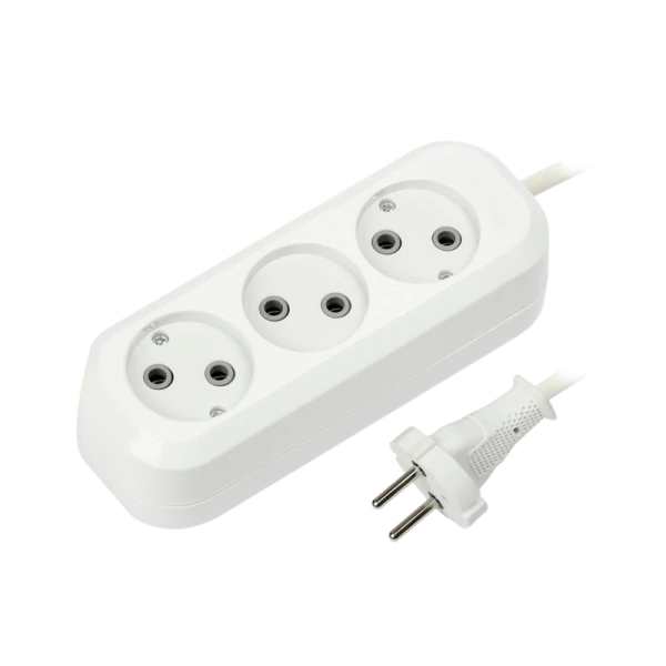Удлинитель Smartbuy 3р.Б/З 10A 7.0м белый (1/30)
