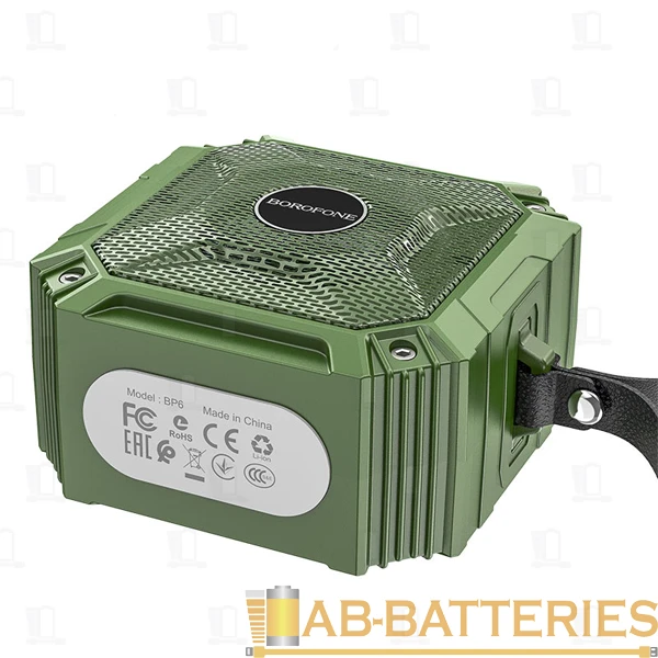 Портативная колонка Borofone BP6 bluetooth 5.0 microSD зеленый (1/40)