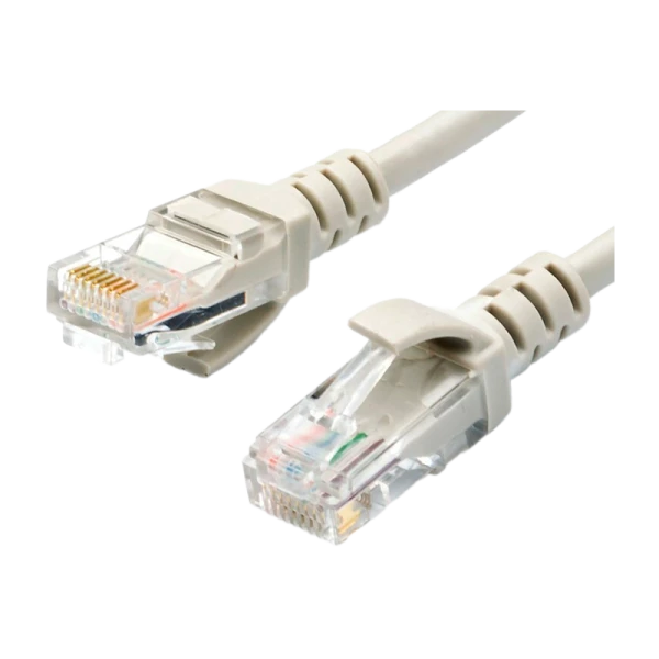 Патч-корд Geplink RJ-45 (m)-RJ-45 (m) 15.0м кат.5е ПВХ 26AWG серый (1/50)