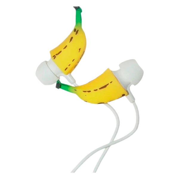 Наушники внутриканальные L-PRO S51MP Banana желтый белый (1/10/120)