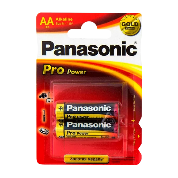 Батарейка Panasonic PRO Power LR6 AA BL2 Alkaline 1.5V (2/24/120)