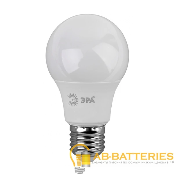 Лампа светодиодная ЭРА A60 E27 9W 4000К 170-265V груша (1/10/100)