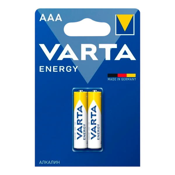Батарейка Varta ENERGY LR03 AAA BL2 Alkaline 1.5V (4103) (2/20/100)