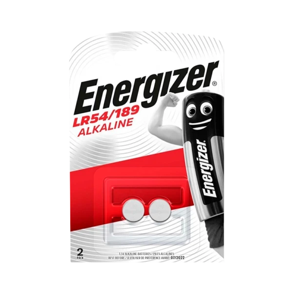 Батарейка Energizer G10/LR1130/LR54/389A/189 BL2 Alkaline 1.5V (2/20/200)