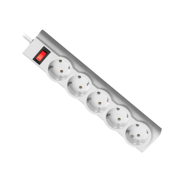 Сетевой фильтр Defender ILS 351 5р.С/З 10A с выкл. 125 Дж 1.8м белый (1/30)