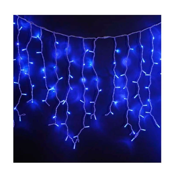 Гирлянда Без бренда OIC100LSE-B-T-I4 100LED 56 м бахрома синий
