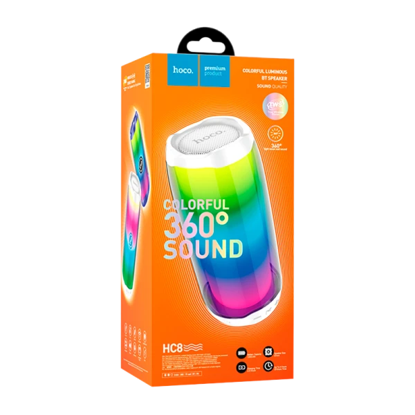 Портативная колонка HOCO HC8 bluetooth 5.0 microSD белый (1/30)