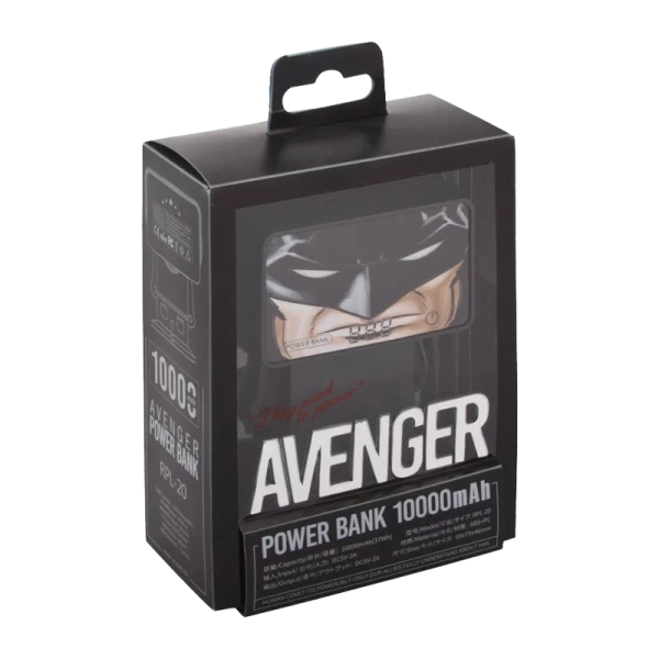 Внешний аккумулятор Remax RPL-20 Avenger 10000mAh 2.0A 2USB черный