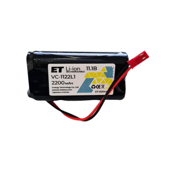 Аккумулятор ET VC-1122L1 11.1В, 2200мАч, Li-Ion