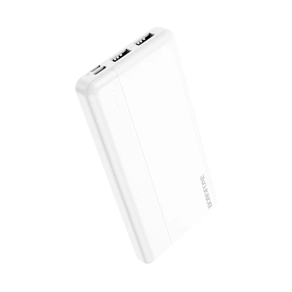 Внешний аккумулятор Borofone BJ24 10000mAh 2.0A microUSB/Type-C белый (1/42)