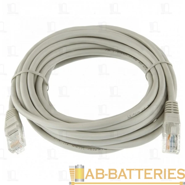 Патч-корд Smartbuy K-0930 RJ-45 (m)-RJ-45 (m) 3.0м кат.5е ПВХ серый (1/100)