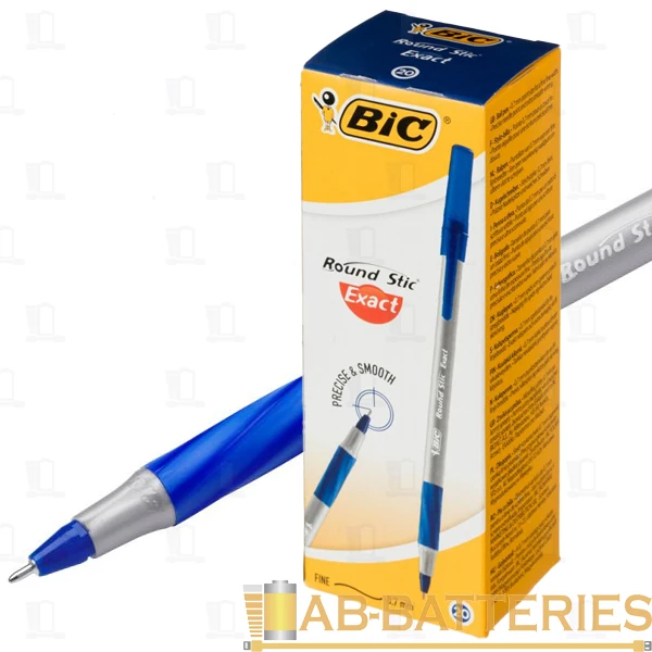 Ручка шариковая BIC Round Stic Экзакт 0.28мм 20шт. синий (20/360)