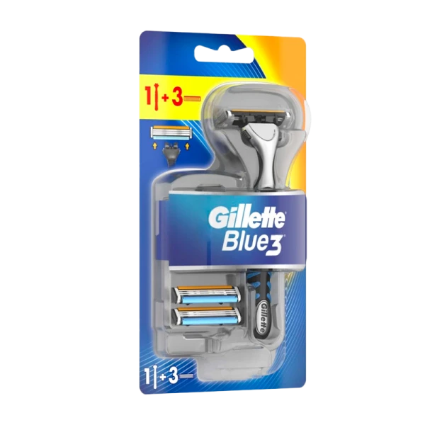 Бритва Gillette BLUE3 3 лезвия пластиковая ручка на карте 10шт. (10/120)
