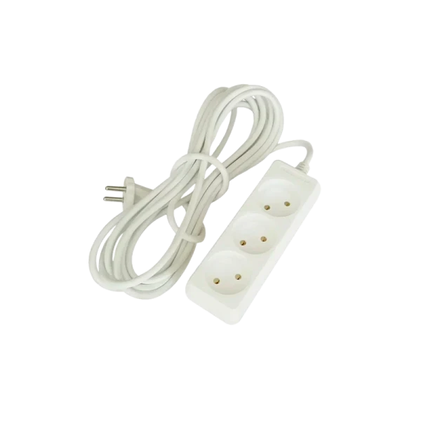 Удлинитель Прогресс Standard 3р.Б/З 10A 3.0м 2x1мм² белый (1/50)