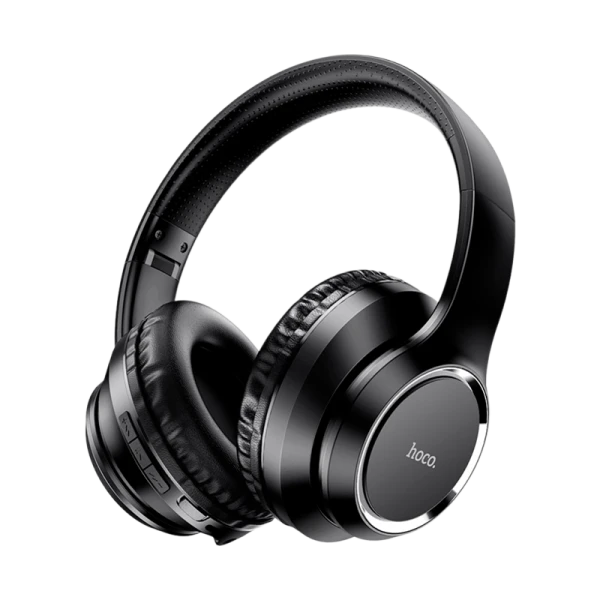 Наушники полноразмерные HOCO W28 bluetooth 5.0 с микр. microSD черный (1/30)