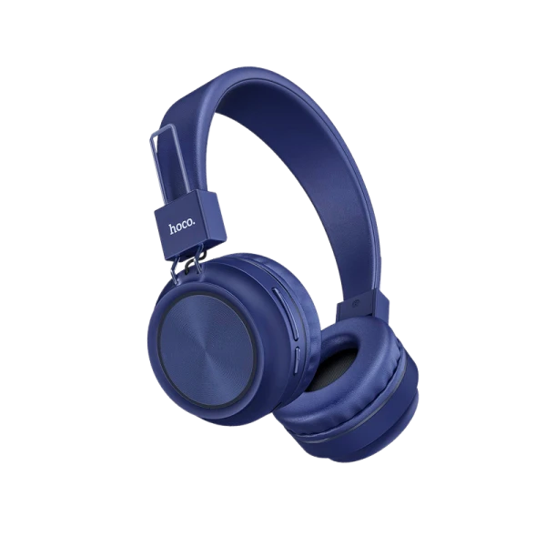 Наушники полноразмерные HOCO W25 bluetooth 5.0 с микр. microSD синий (1/10/30)