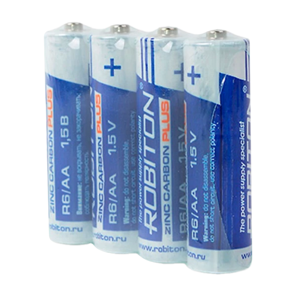 Батарейка ROBITON PLUS R-R6-SR4 R6 SR4&nbsp;&nbsp;в упак 60 шт (60/1200)