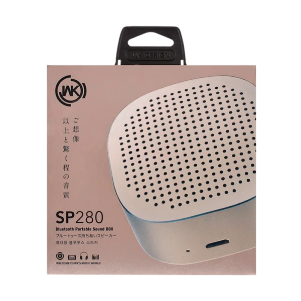 Портативная Bluetooth колонка WK SP-280&nbsp;&nbsp;Серебро