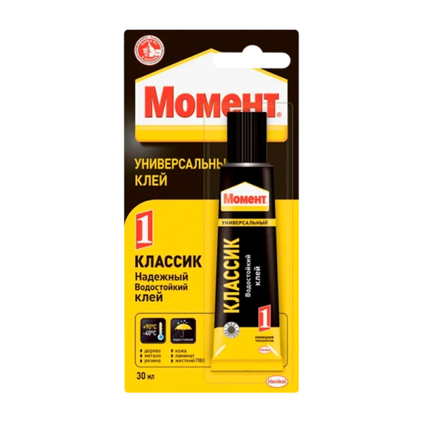 Клей Момент Момент-1 30мл универсальный водостойкий BL1 (1/25)