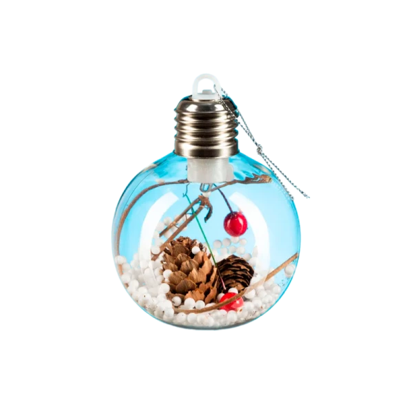 Гирлянда Старт НГ 1LED 8 см шар 3 белый