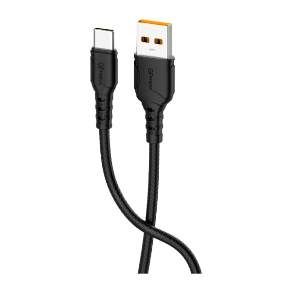 Кабель GFPower 06T USB (m)-Type-C (m) 1.0м 2.4A ПВХ черный (1/200/800)
