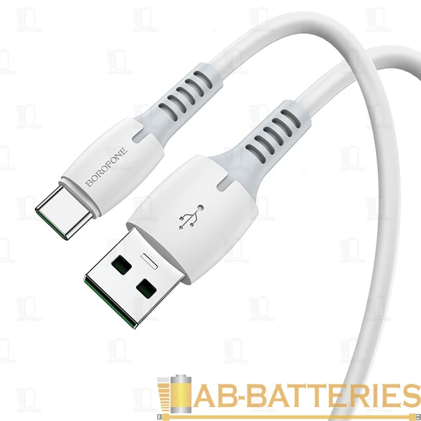 Кабель Borofone BX62 Lightning (m)-Type-C (m) 1.0м TPE белый (1/360)