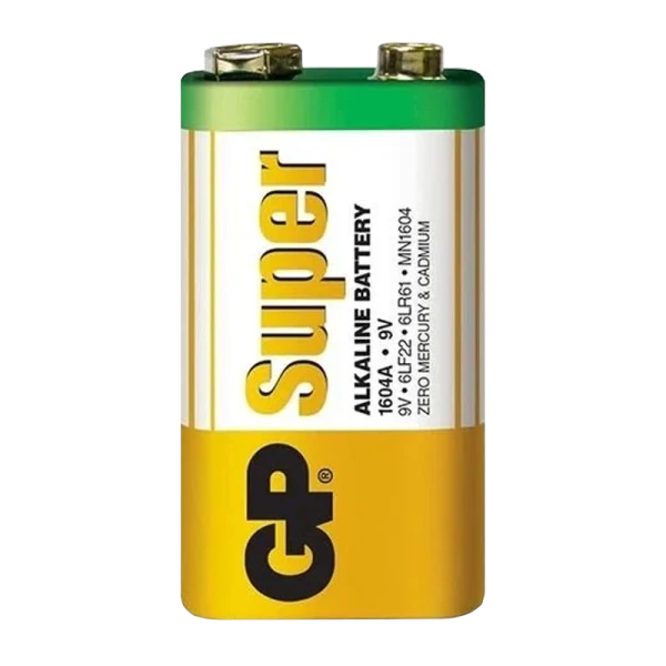 Батарейка GP Super Крона 6LR61 Shrink 1 Alkaline 9V (1/10/50/500) R