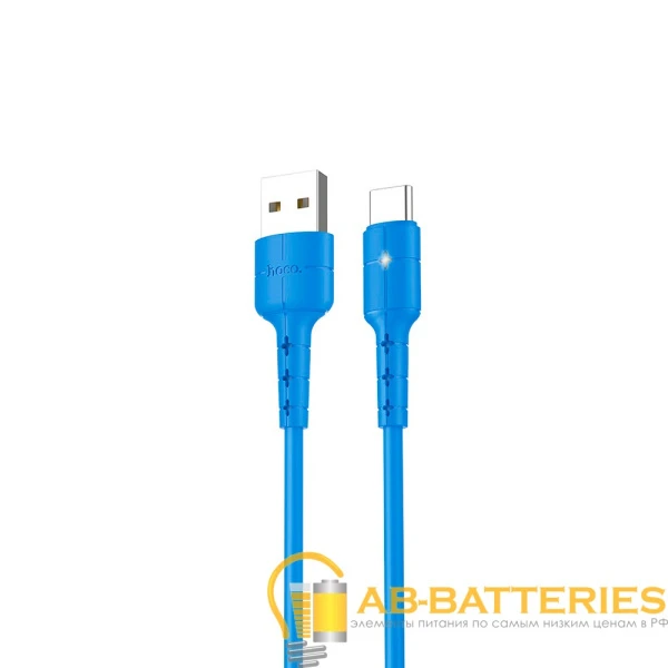 Кабель HOCO X30 USB (m)-Type-C (m) 1.2м 2.0A TPE синий (1/30/300)
