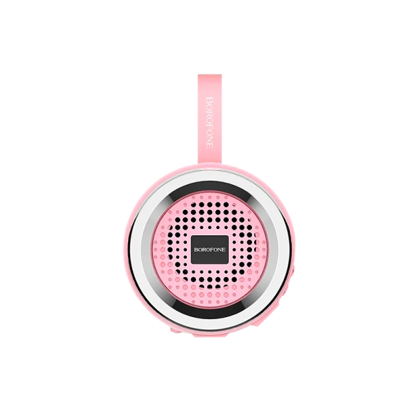 Портативная колонка Borofone BR2 bluetooth 5.0 розовый (1/80)