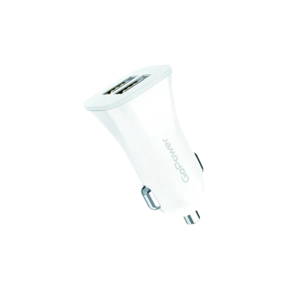 Автомобильное З/У GoPower GPC06-2U 2USB белый (1/200)