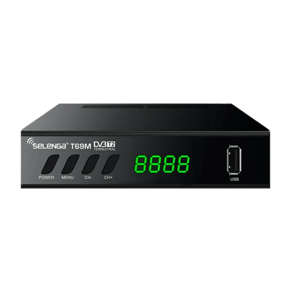 Приставка для цифрового ТВ Selenga T69M DVB-T/T2/C черный (1/20)