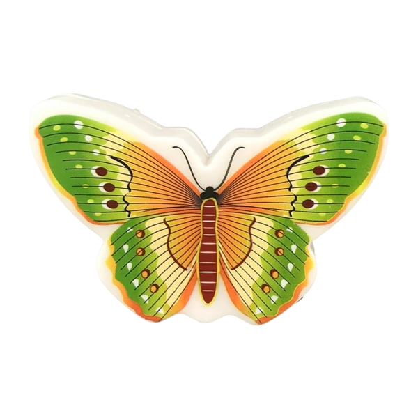 Ночник Camelion NL-239 "Бабочка" 1LED 0.5W 220V в розетку зеленый (1/18/72)