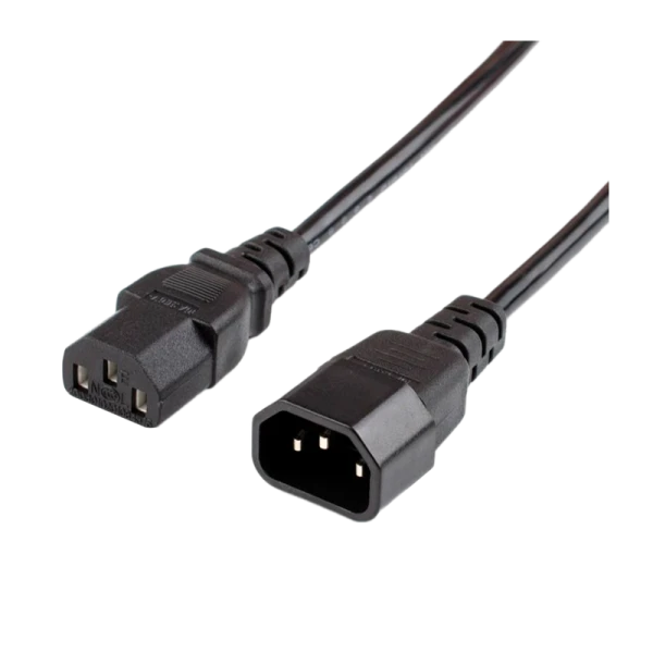 Кабель питания Atcom AT10117 C14 (m)-C13 (f) 1.8м ПВХ удлинитель черный (1/10/100)